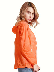 Women's UV Protection Sunscreen Hooded Coat Lightweight