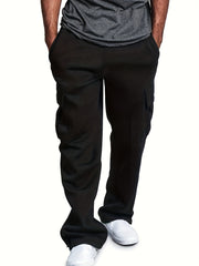 Classic Cargo Pants Men's Soft Drawstring Joggers