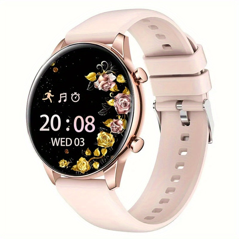 KDKP 3 Touchscreen Smartwatch for Android & iOS TPU Strap Aluminum Case