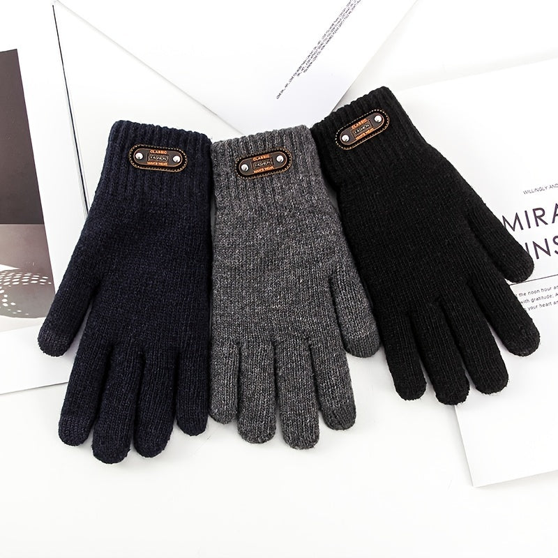 Warm Touch Screen Gloves for Outdoor Activities - Anti Skid and Thermal