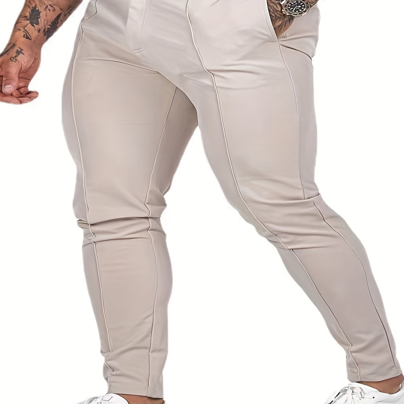 Men's Slim Fit Stretch Dress Pants for Business