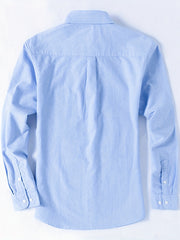 Men's Square Neck Button Up Shirt with Chest Pocket