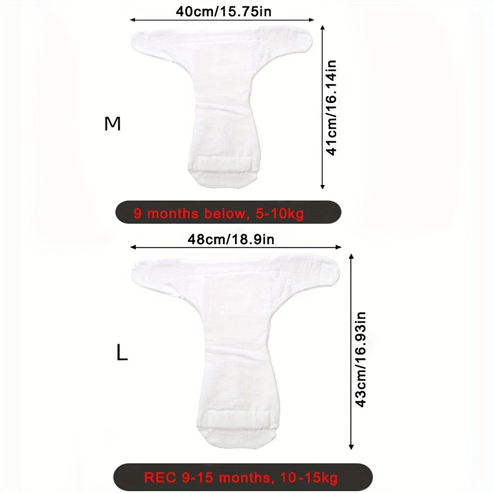 3pcs Baby Training Pants 12 Layers Gauze Cotton Diaper Summer