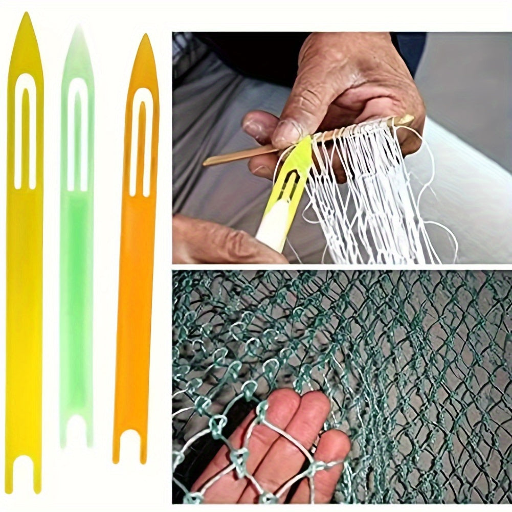 8pcs Fishing Net Shuttle Plastic Mesh Weaving Needle