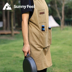 Nylon Work Apron Waterproof Adjustable Tool Apron For Cooking Kitchen BBQ Artist