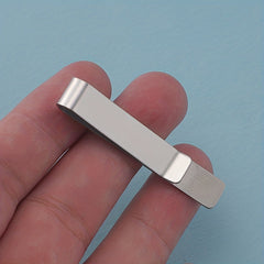 5pcs Stainless Steel Men's Tie Clips, Business Tie Accessories