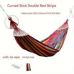 Outdoor Hammock Camping Swing Garden Canvas Hammock Hanging Chair