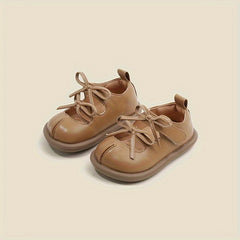 Bowknot Solid Flat Shoes for Girls - Spring Walking Shoes