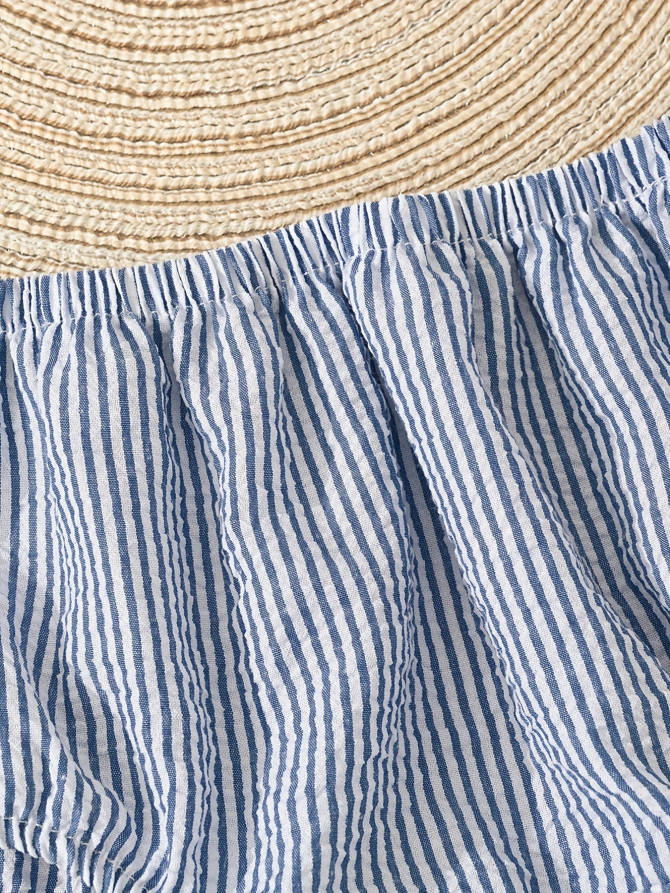 Toddler Girls Stripe Short Pants Soft Cotton Bottom Bread Pants