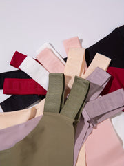 7pcs Seamless Cut Out Thongs Low Waist Intimates Panties