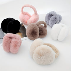 Plush Earmuffs Cold Resistant Elastic Ear Muffs For Winter