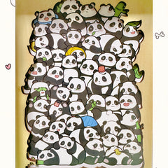Wooden Animal Puzzle: 50 Cartoon Animals for Stacking & Decor
