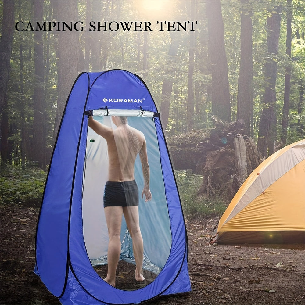 KORAMAN Portable Pop Up Camping Shower Tent Privacy Changing Tent