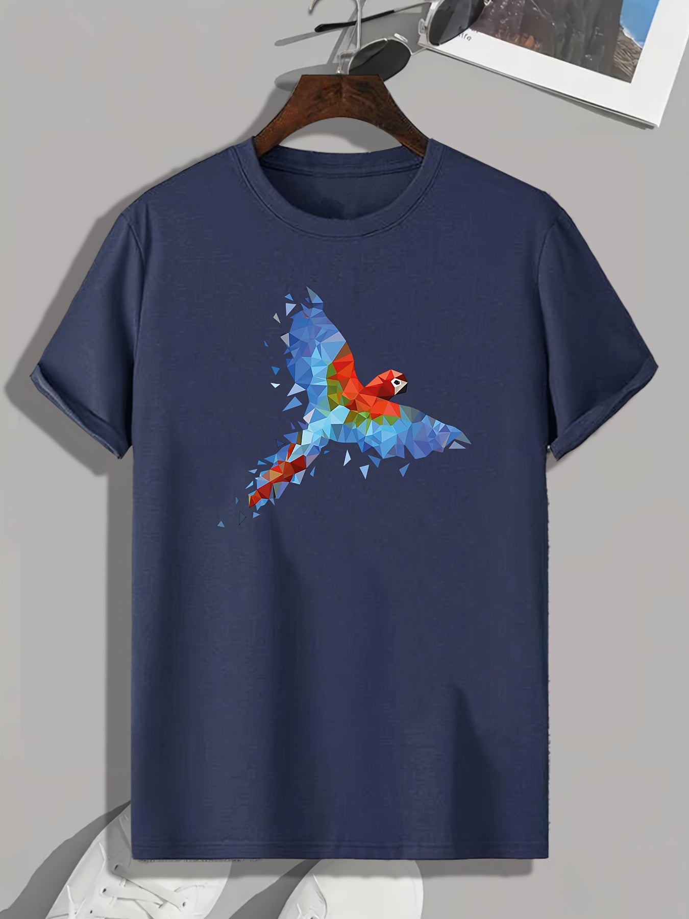 Parrot Pattern Print Men's Sports T-shirt