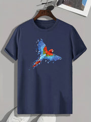 Parrot Pattern Print Men's Sports T-shirt