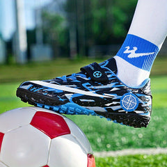 Kids TF Cleats Lightweight Non-slip Football Shoes