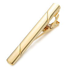 4pcs Men's Solid Tie Clips Set