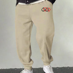 Men's Poker Symbol Graphic Sweatpants Casual Joggers