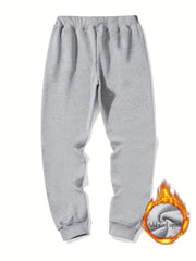 Men's Drawstring Sweatpants Loose Casual Jogger Pants