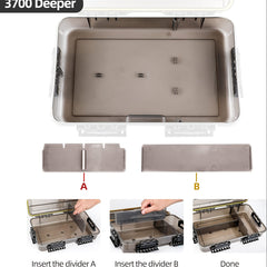 Waterproof Bait Storage Box Fishing Tackle Organizer