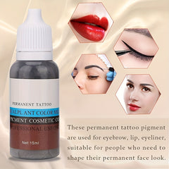 15ml Dark Pink Eyebrow Lip Eyeliner Tattoo Pigment Ink