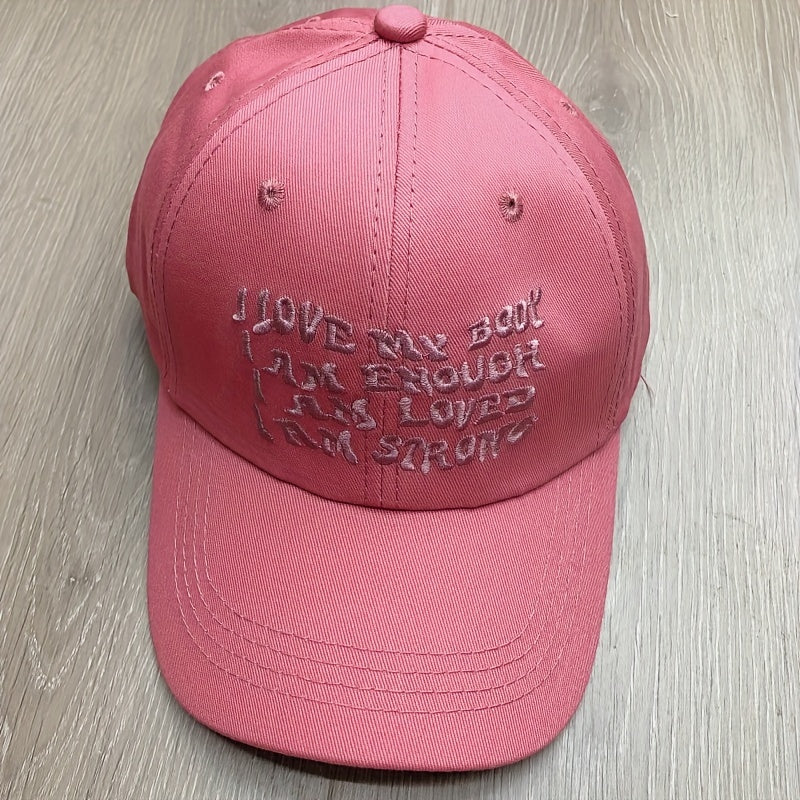 Men's Embroidered Baseball Cap Sunshade For Outdoor Summer