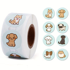 500pcs Teacher Reward Sticker Cat Dog Sticker