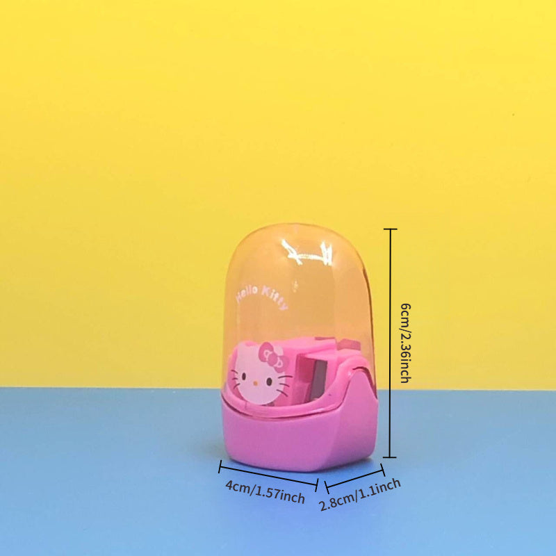 Sanrio Family Series Pencil Sharpener Set 4pcs My Melody Cinnamon Dog KT Pattern