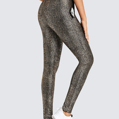 High Waist Sports Pants with Plush Inner Pockets for Yoga