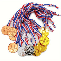 1pc Plastic Winners Medals Sports Party Prize Awards Medals