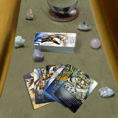 Animal Spirits Oracle Cards with QRCode Guidebook