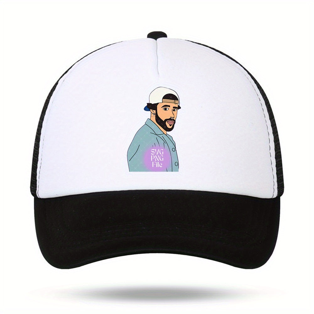 Men's Outdoor Baseball Cap Mountaineering Fishing Cap Dad Trucker Peaked Cap