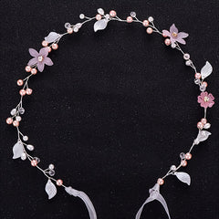 Opal Crystal Hair Vine Bridal Headpiece