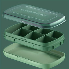 Large Capacity Medicine Box with Frosted Cover - Travel and Camping