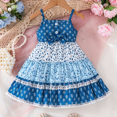 Girl Baby Flower Short Skirt Summer Princess Dress Colorful
