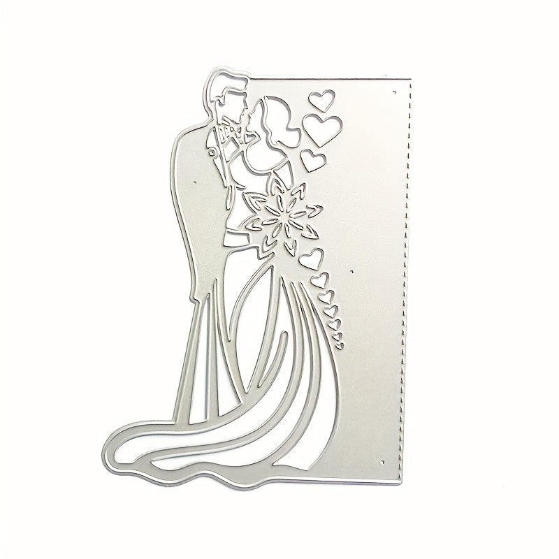 Wedding Couple Invitation Scrapbooking Metal Cutting Dies DIY Paper Card Making