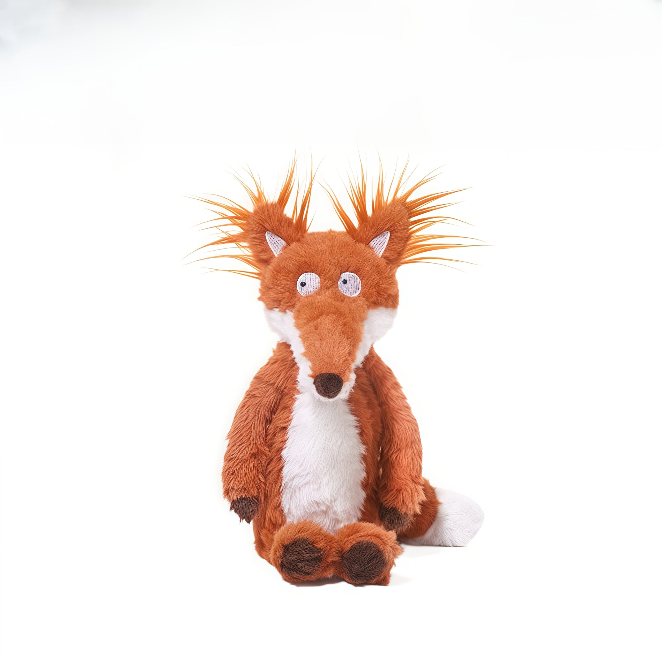 JIAJCHUF Fox Stuffed Animal Plush Toy with Expressive Eyes & Fluffy Ears