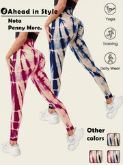 2Pcs Butt Lifting Yoga Pants High Waist Seamless Quick Drying Sports Leggings
