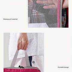 Travel Compression Zipper Bag Lightweight Clothes Organizer