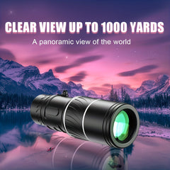 16x52 Monocular Telescope 8x BAK4 Prism Monocular For Outdoor Activities