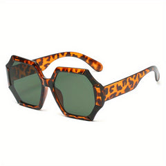 Men's Large Frame Sunglasses Anti UV400 Vintage Eyewear
