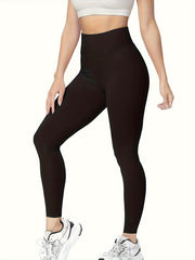 Plush Lined Tummy Control Shaping Pants Compression Slimming Thermal Underwear