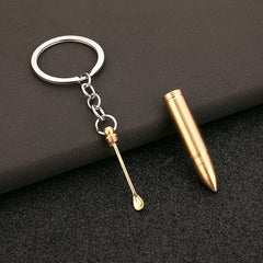 2 in 1 Bullet Earpick Key Chain Pendant