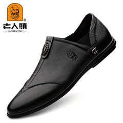 Men's Smart Casual Slip On Loafers Soft Walking Shoes