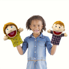 Family Hand Puppets Christmas Halloween Thanksgiving Gift Puppets For Kids