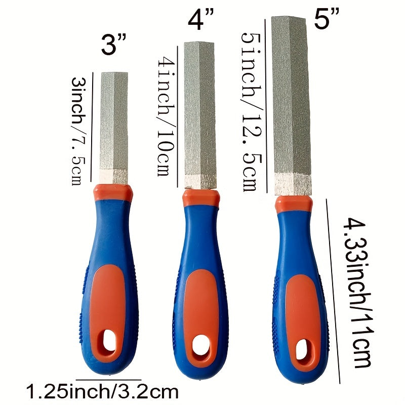 Diamond Rhombus Saw File Wood Rasp 7 62 10 16 12 Sharpening Saw Blade Tools