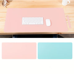 Double Sided Faux Leather Table Mat Waterproof Desk Writing Board