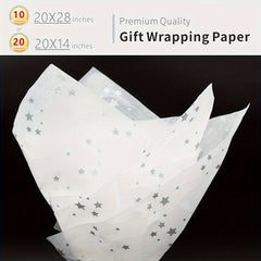 20 Sheets Translucent Wrapping Paper Gift Tissue Craft Paper Bulk