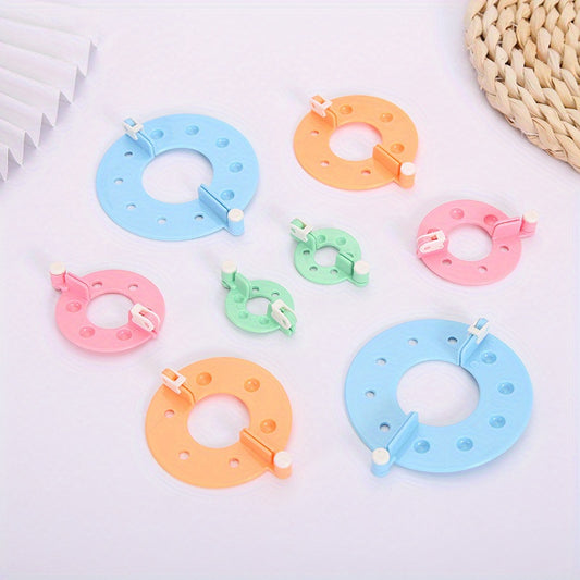 8pcs Yarn Pom Knitting Machine Tool Four Specifications Pompom Knitting Machine