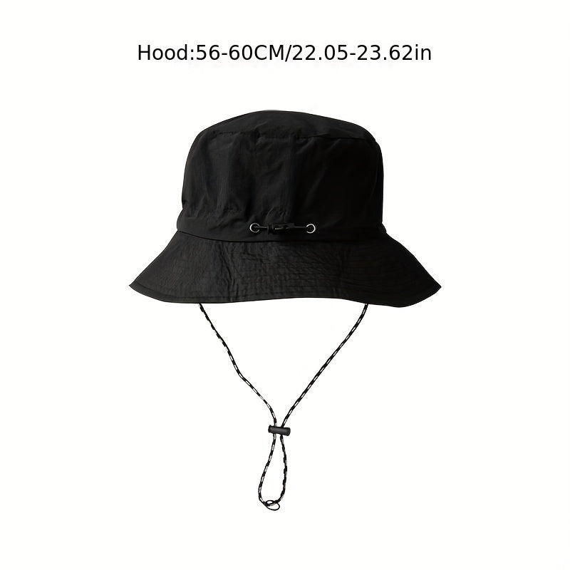 Unisex Quick Drying Sunshade Bucket Hat for Outdoor Mountaineering